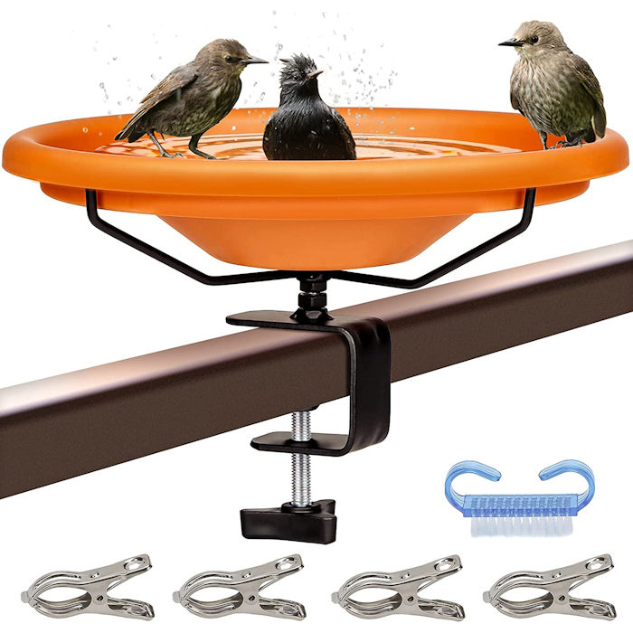 Fabulas - Deck Mount Bird Bath Bowl