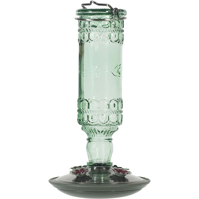 Perky-Pet Antique Glass Hummingbird Feeder