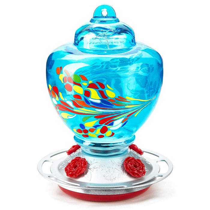 ShinyArt Blue Phoenix Hummingbird Feeder