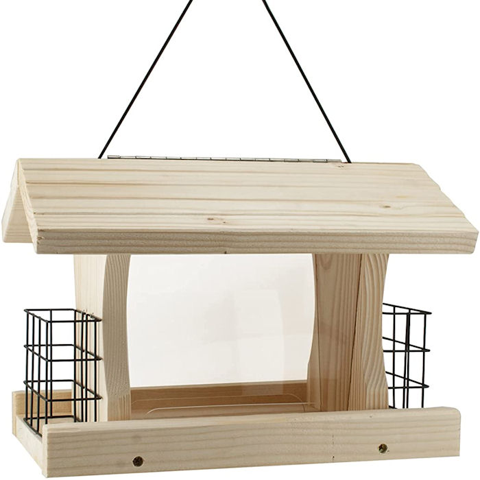 Woodlink - Hopper Feeder with 2 Suet Cages